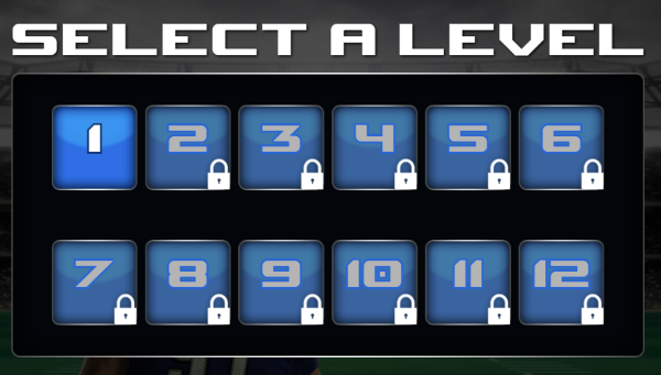Levels in Touchdown Rush